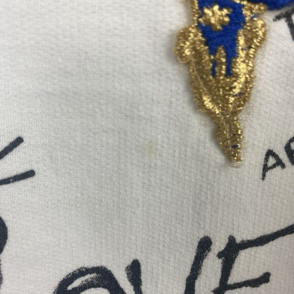 Tig x Maria Braz Cardigan Sweater Womens Large Embroidered Tiger Crest Rare - Picture 8 of 10